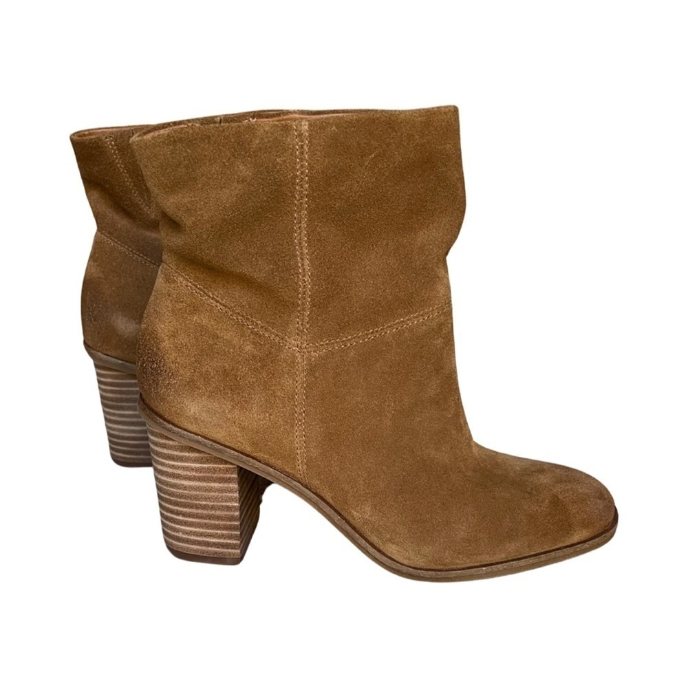NWT NWB Lucky Brand Jicole Women’s Suede Slip On Ankle Boot Size 6